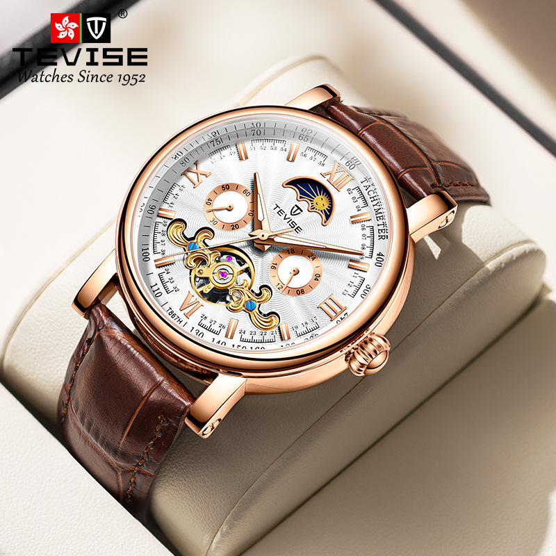 Luxury Watch Engraving - Relógio Mecânico Automático de Luxo para