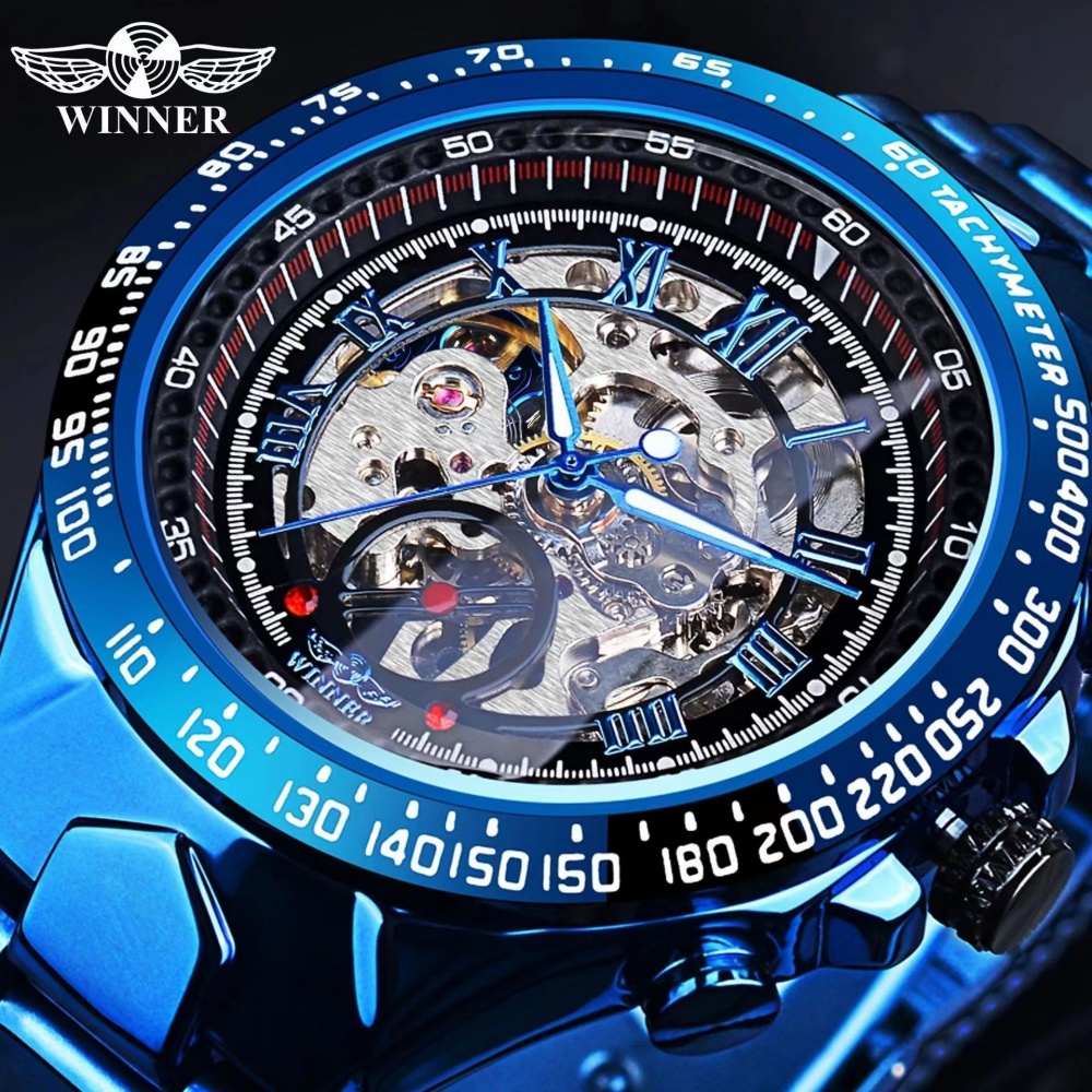 Luxury Watch Tier - Relógio mecânico automático masculino de luxo