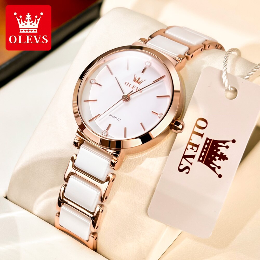 Luxury Watch Deals - OLEVS-Relógio De Pulso De Quartzo De