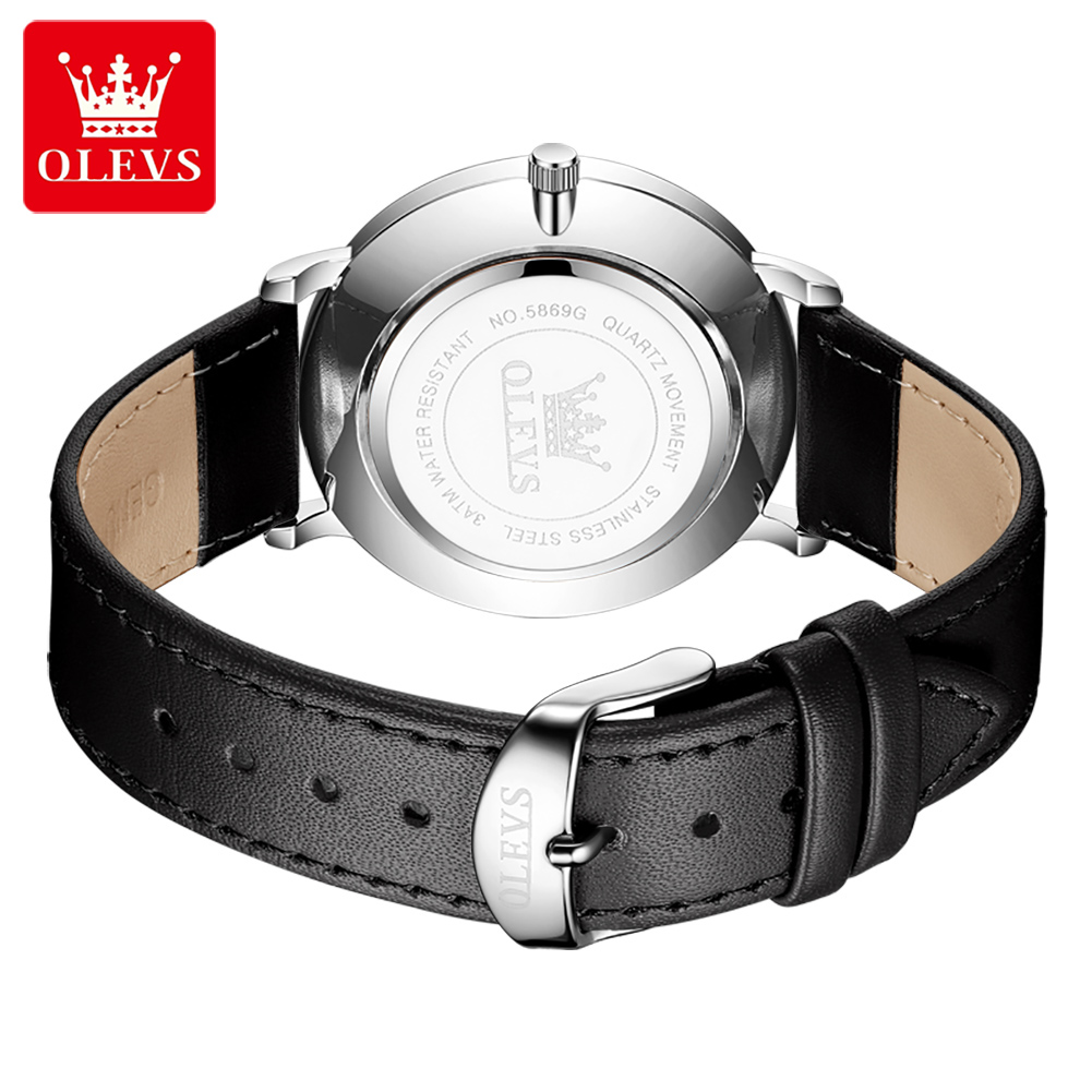 Olevs ultra fino 6.5mm topo or - Luxury Watch Sale avaliação e preço