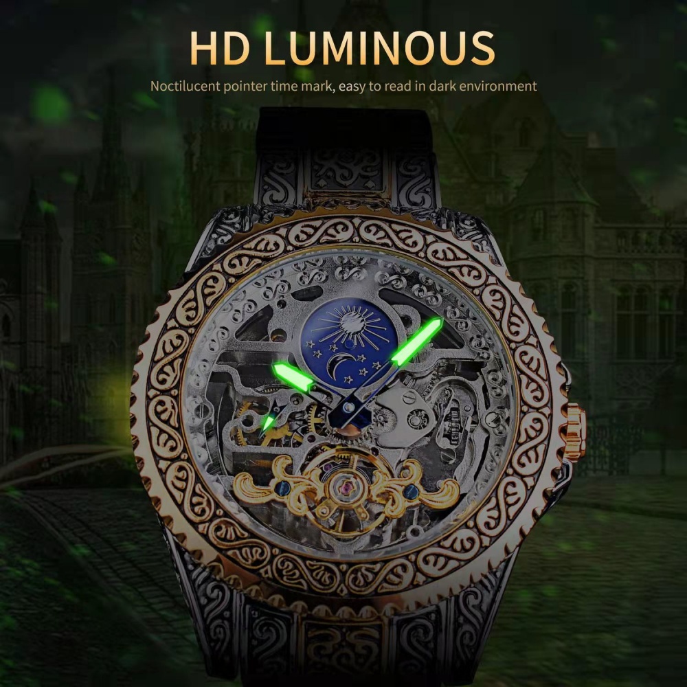 Relógio Masculino Mecânico Aut - Luxury Watch Engraving avaliação e preço