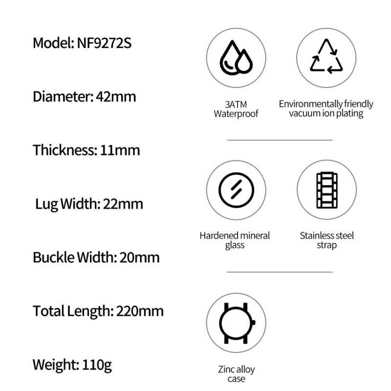Relógio de Pulso Masculino NAV - Quiet Luxury Watch Men avaliação e preço
