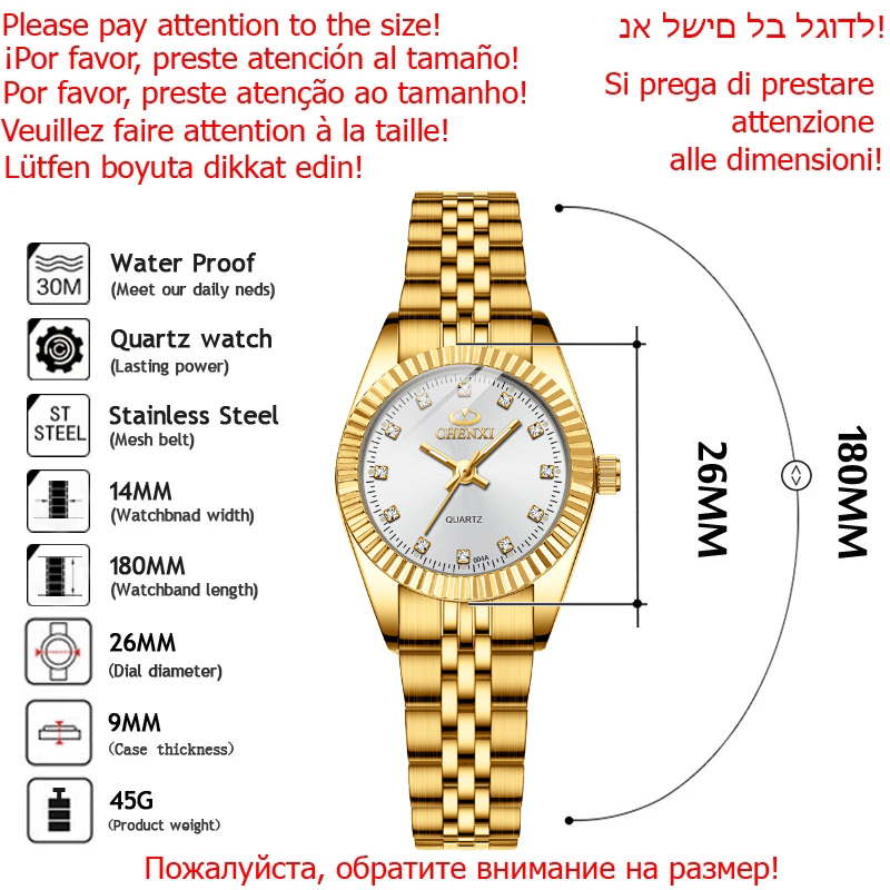 Chenxi venda quente de luxo fe - Luxury Watch Sale avaliação e preço