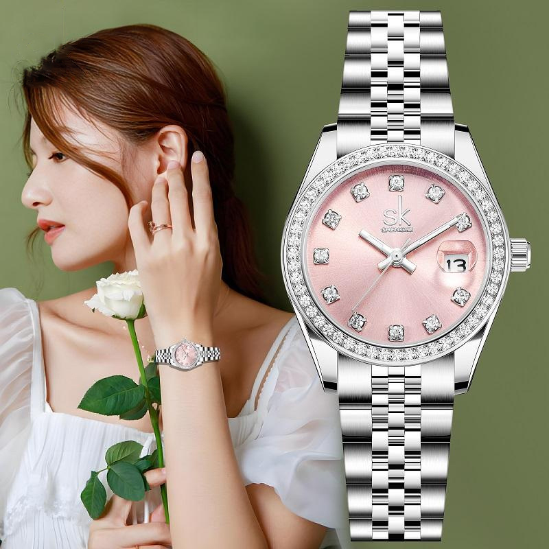 Relógio feminino elegante UTHA - Luxury Watch Diamond avaliação e preço