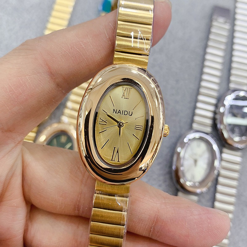Marca de luxo ouro oval femini - Luxury Watch Deals avaliação e preço