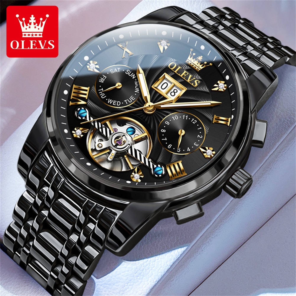 Olevs relógios masculinos clás - Rolex Watch Daytona avaliação e preço