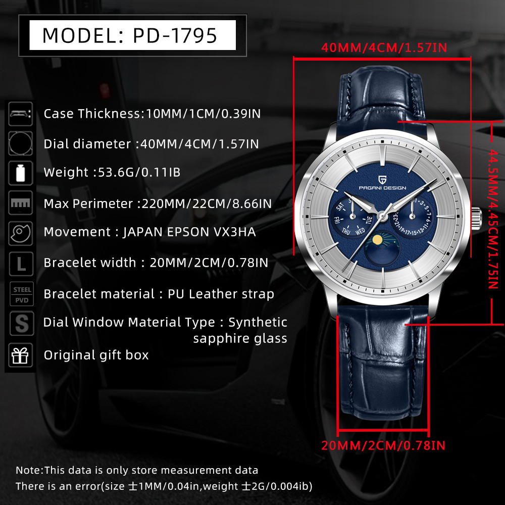 Relógio de Quartzo de Luxo Pag - Luxury Watch Tier avaliação e preço
