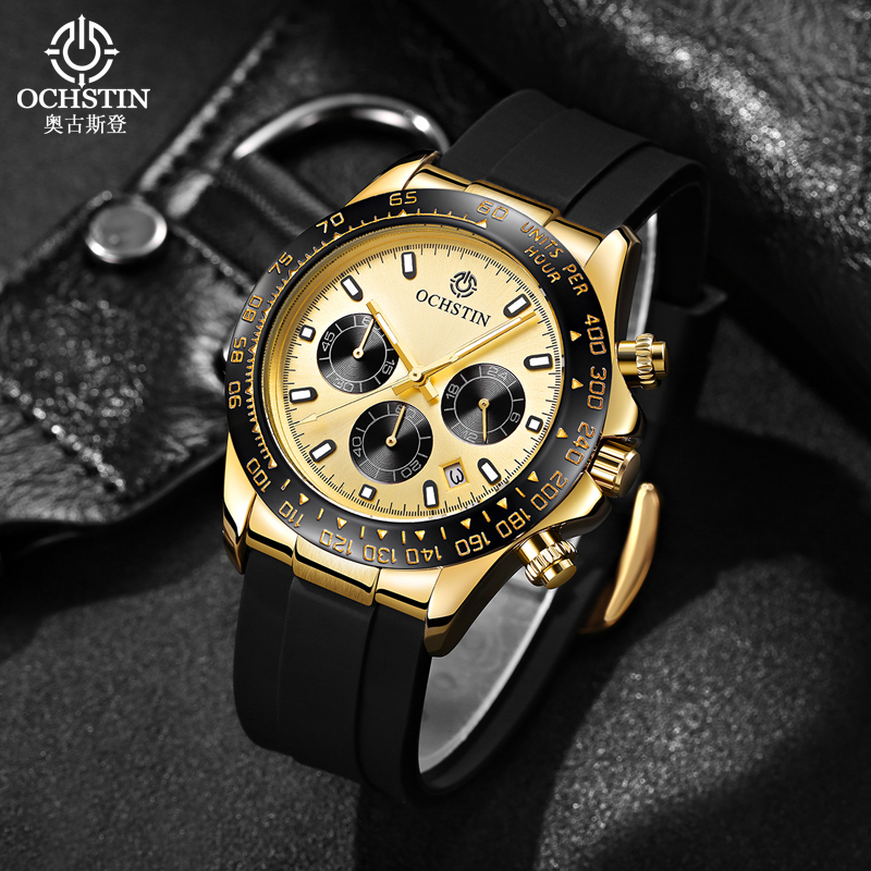 Ochstin homem pulseira de sili - Luxury Watch Sale avaliação e preço