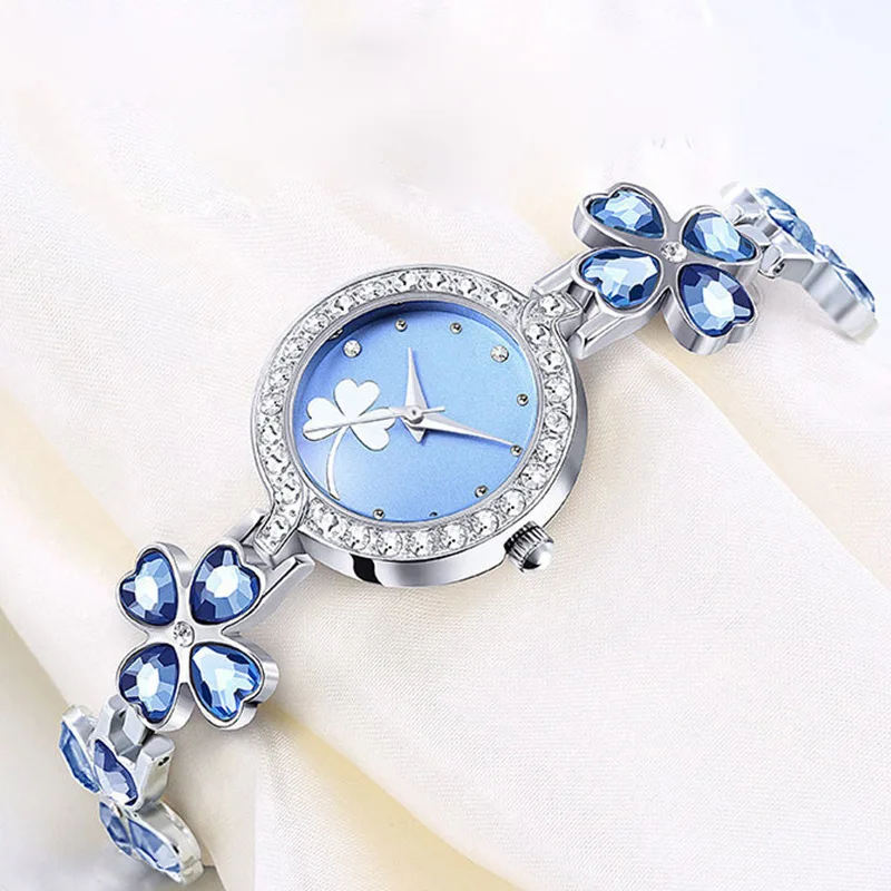 Relógio feminino de quartzo qu - Luxury Watch Diamond avaliação e preço