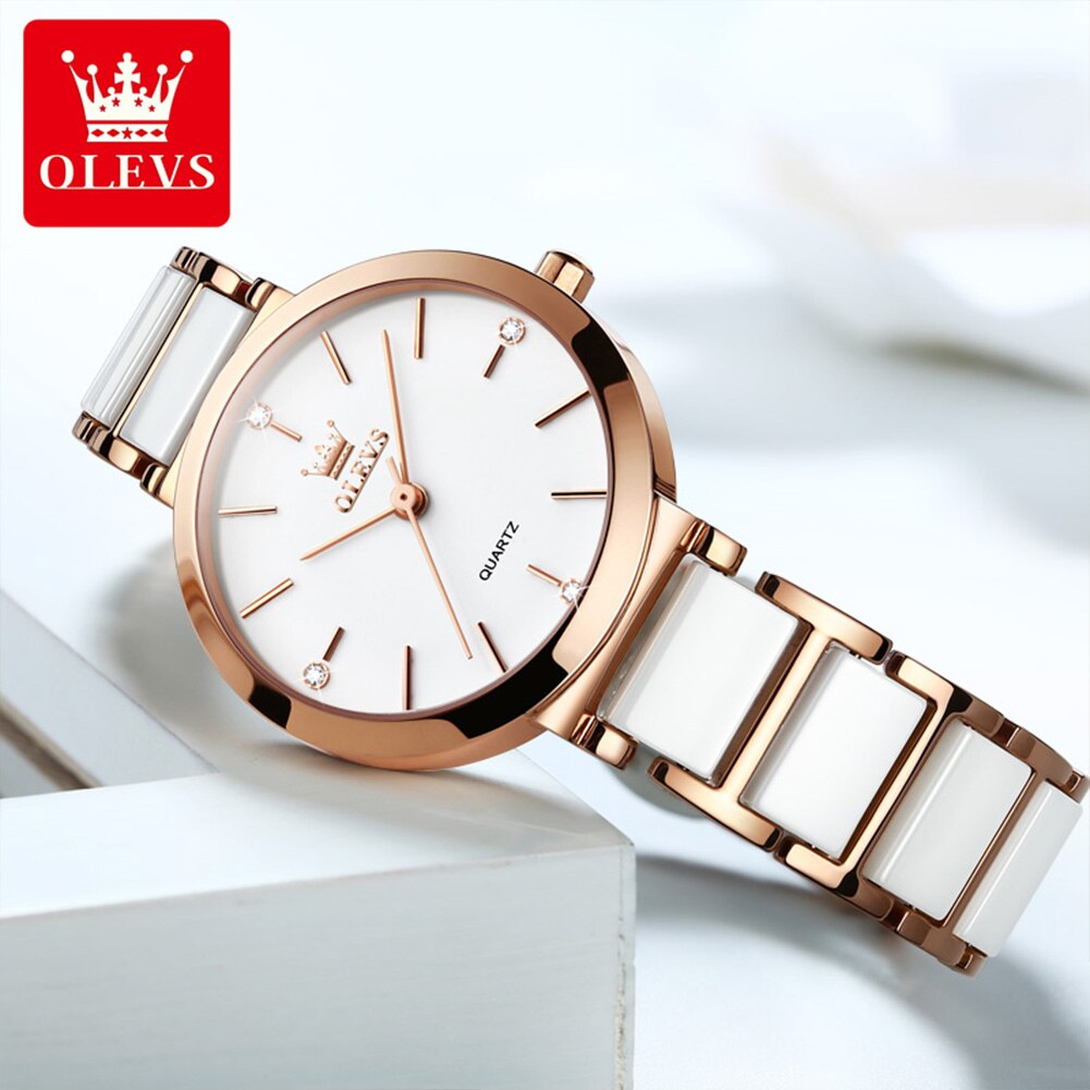OLEVS-Relógio De Pulso De Quar - Luxury Watch Deals avaliação e preço