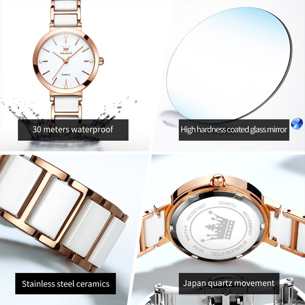 OLEVS-Relógio De Pulso De Quar - Luxury Watch Deals avaliação e preço